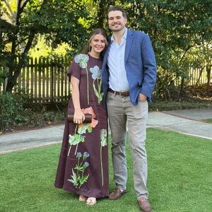 Floral Maxi Dress in Brown by [Brand]